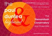 The Paul Dunlea Big Band plus the Shenandoah Conservatory Jazz Ensemble