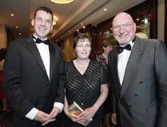 Dr Niall Smith, Head of Research, CIT; Ms.Irene  Sheridan, Strategic Innovation Fund Co-ordinator, CIT; and Mr Leo Enright, Master of Ceremonies.