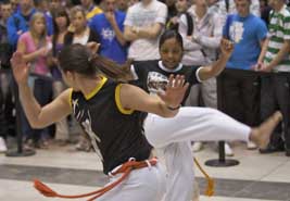 Capoeira performers 