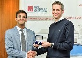 Sarang Joshi has been presented with the MSD Medal for Best Research Project, 2015