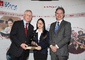 Melissa Wong presented with Denise O'Dea Perpetual Trophy