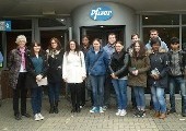 GMP and Biopharmaceutical Manufacturing Operations students visit Pfizer