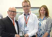 Aaron Moore is awarded the Niall Condon Pfizer Chemical Process Safety Medal.