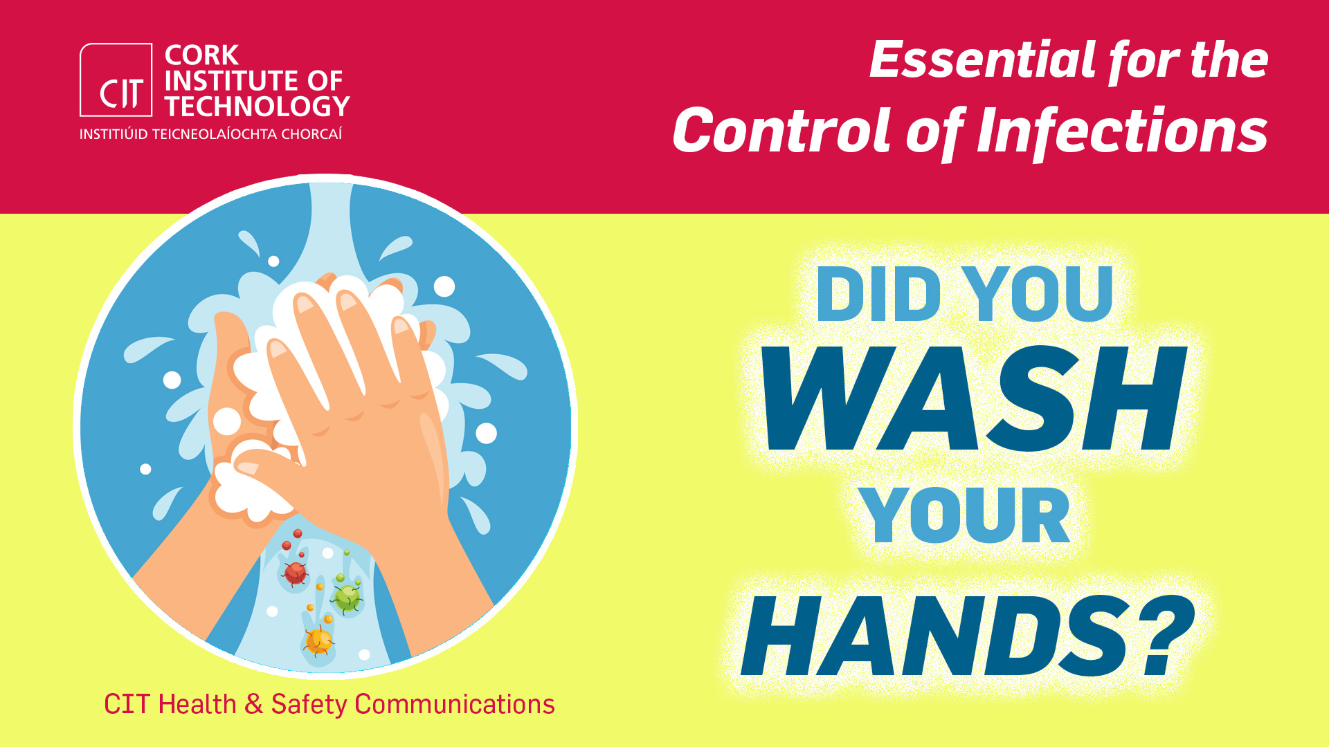 MTU Cork Campus Hand Washing Guide