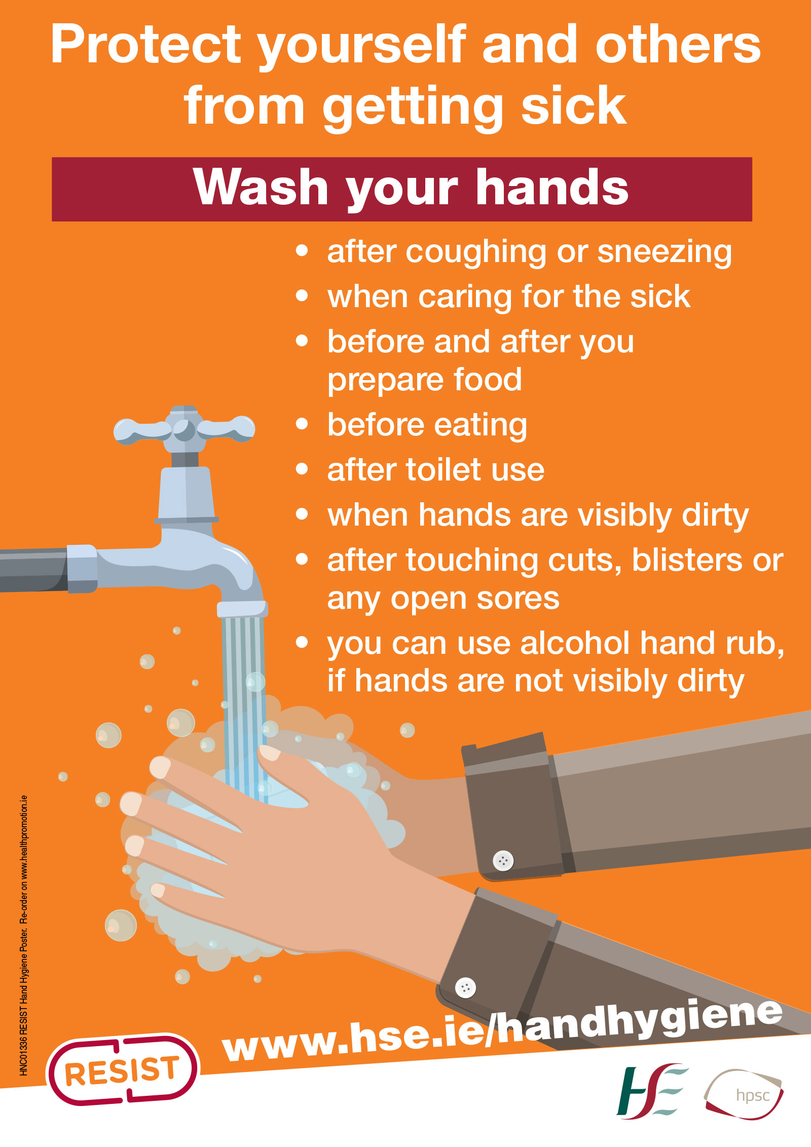 Try washes. When you sneeze, cough.
