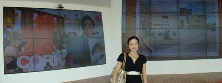 Xiao Fang Zhang at the Shanghai Expo 2010